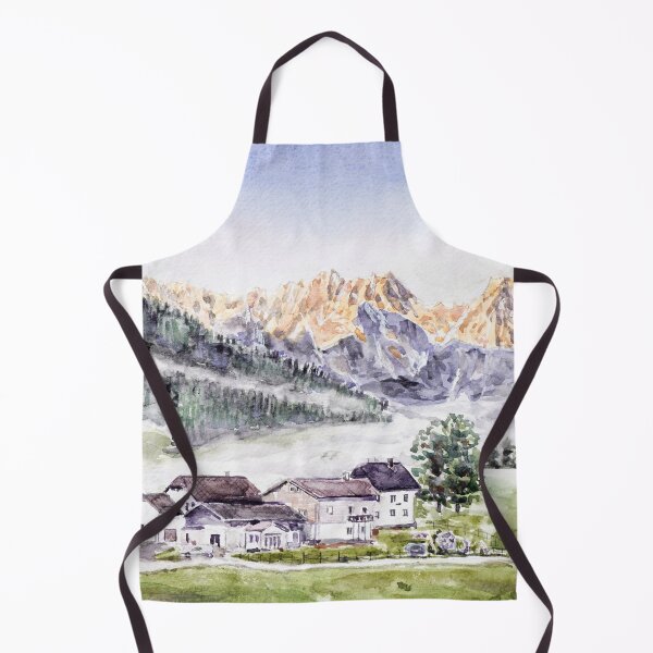 Item preview, Austria Gosau travel arts watercolour painting  designed and sold by ColorandColor.