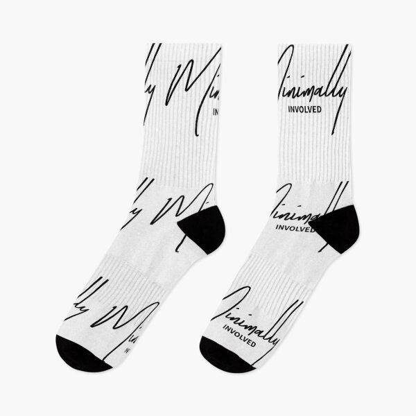 Item preview, Minimally Involved - Sarcastic Low-Effort Typography designed and sold by ReggieDior.