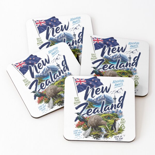 Item preview, New Zealand Adventure – Land of Natural Wonders designed and sold by Countries&Cities Shop.