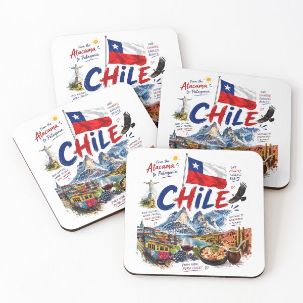 Item preview, Chile – Land of Endless Beauty designed and sold by Countries&Cities Shop.
