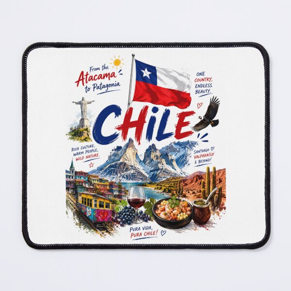 Item preview, Chile – Land of Endless Beauty designed and sold by Countries&Cities Shop.