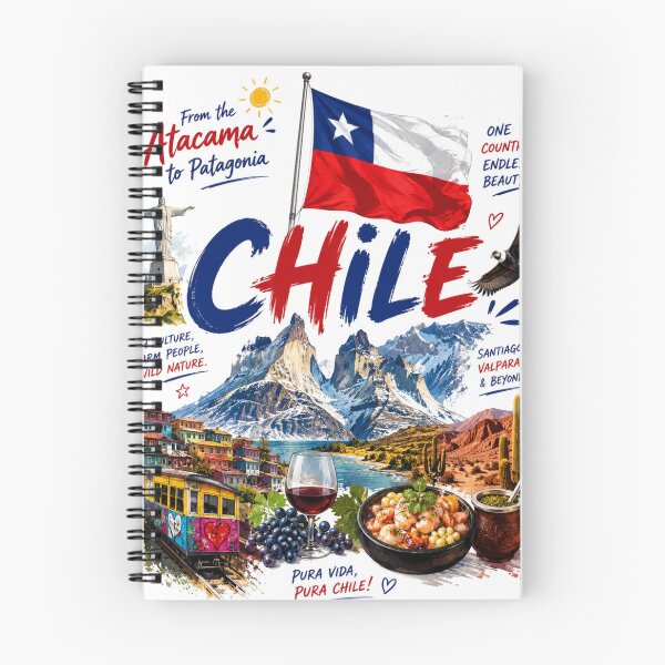 Item preview, Chile – Land of Endless Beauty designed and sold by Countries&Cities Shop.