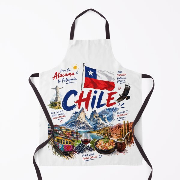 Item preview, Chile – Land of Endless Beauty designed and sold by Countries&Cities Shop.