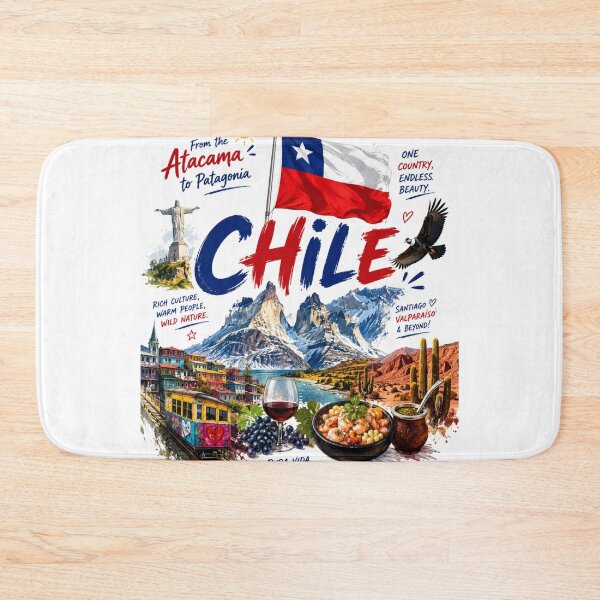 Item preview, Chile – Land of Endless Beauty designed and sold by Countries&Cities Shop.