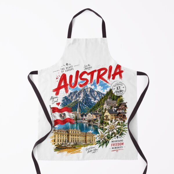 Item preview, Austria Alpine Adventure Vintage Travel designed and sold by Countries&Cities Shop.