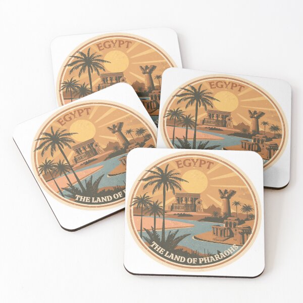 Item preview, Vintage Egypt Travel Poster -  Retro Sticker designed and sold by KaBaRen.