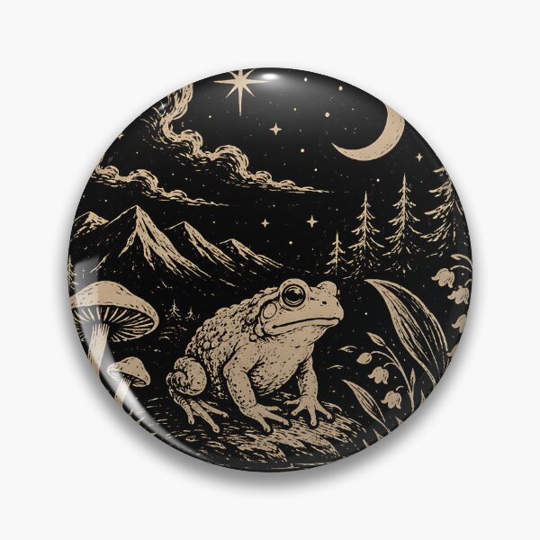 Item preview, Vintage Celestial Toad & Lily of the Valley  designed and sold by Jaideep Walia.