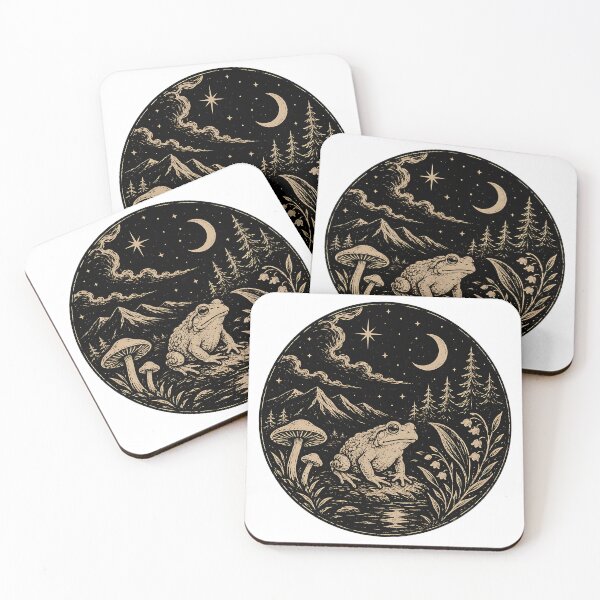 Item preview, Vintage Celestial Toad & Lily of the Valley  designed and sold by Jaideep Walia.