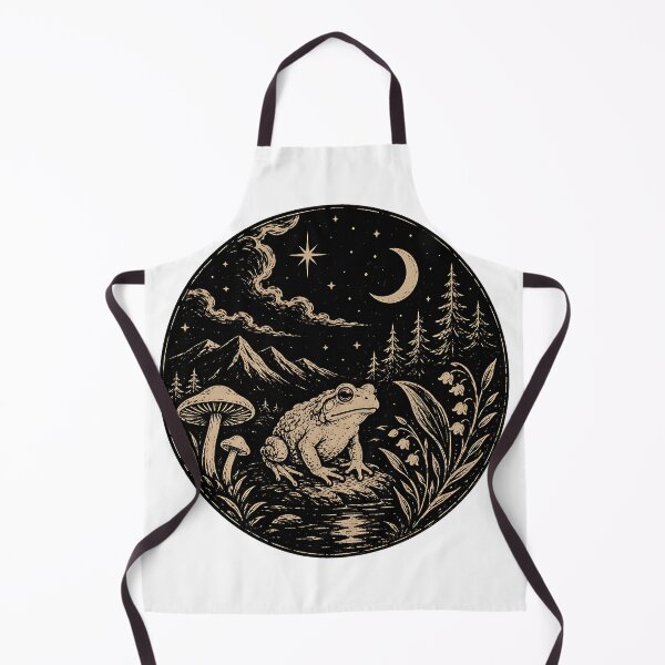 Item preview, Vintage Celestial Toad & Lily of the Valley  designed and sold by Jaideep Walia.
