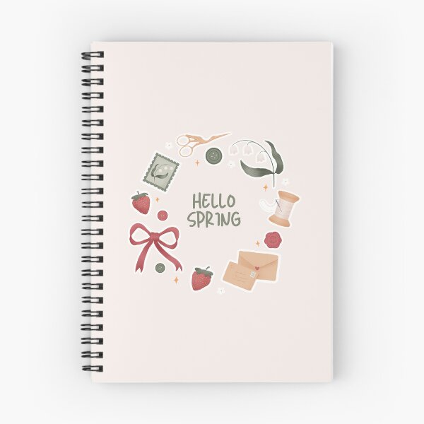 Item preview, Cozy Cottagecore Hello Spring Floral Wreath designed and sold by By_Lisart.