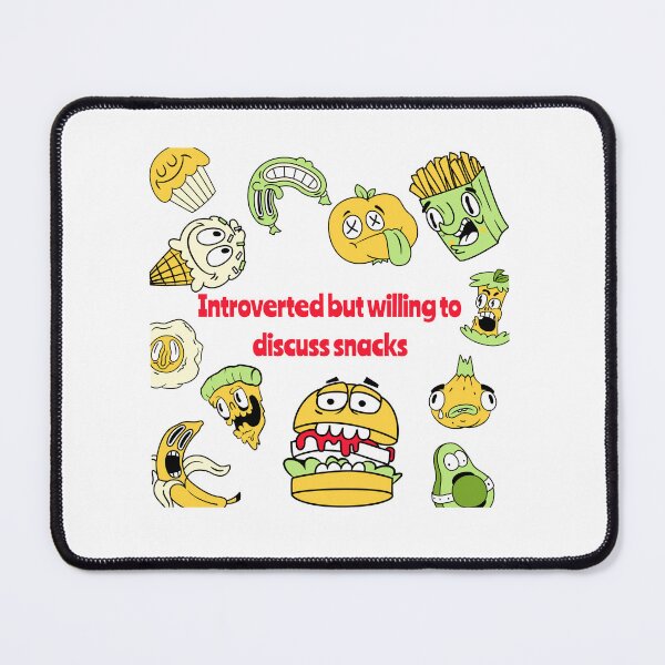 Item preview, Introverted but willing to discuss snacks designed and sold by Creative jiffy.