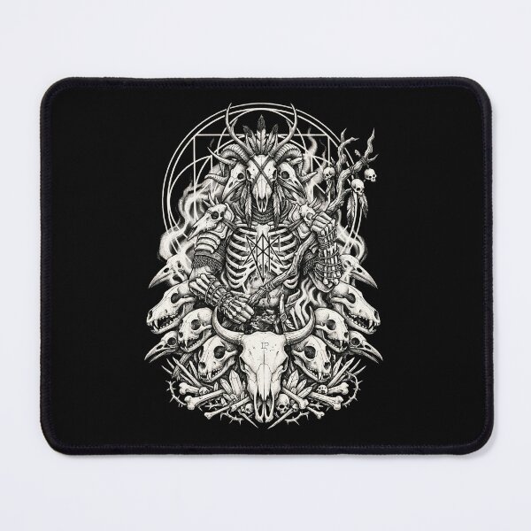 Item preview, Tribal Bone Shaman - Dark Aesthetic Illustration designed and sold by IYI.