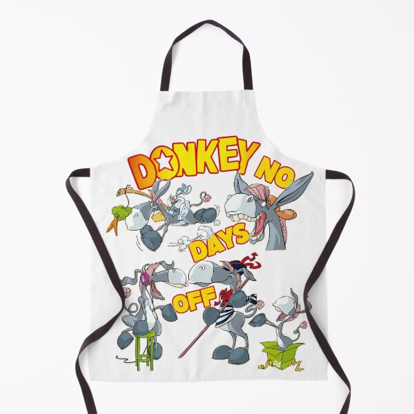 Item preview, Donkey No Days Off Retro Comic Character Sticker Sheet Graphic designed and sold by DesignArtist.ia.