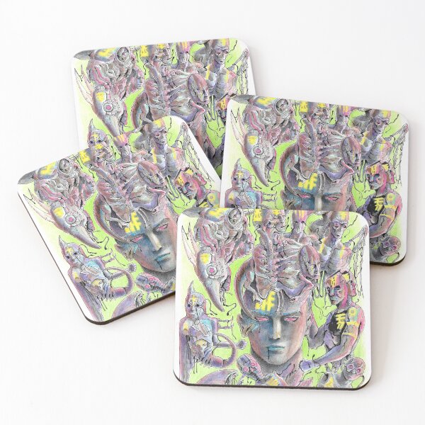 Item preview, Cyberpunk post apocalyptic alien manga ink art designed and sold by Paintbase.