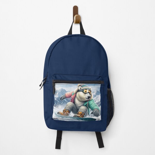 Item preview, Snowboarding Polar Bear – Funny Winter Sports Design designed and sold by Dogandesighn.