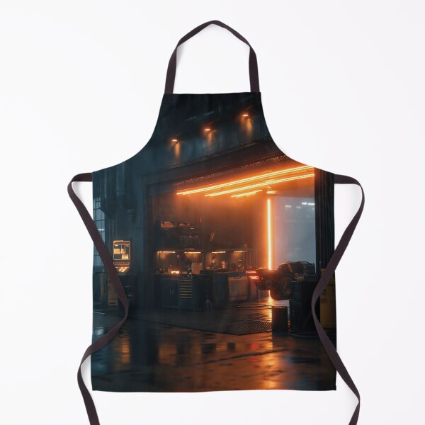 Item preview, Neon Garage Workshop at Night designed and sold by Visual Foundry.