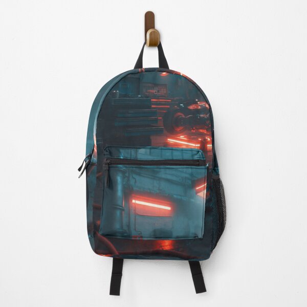Item preview, Neon Cyber Workshop Factory Interior designed and sold by Visual Foundry.