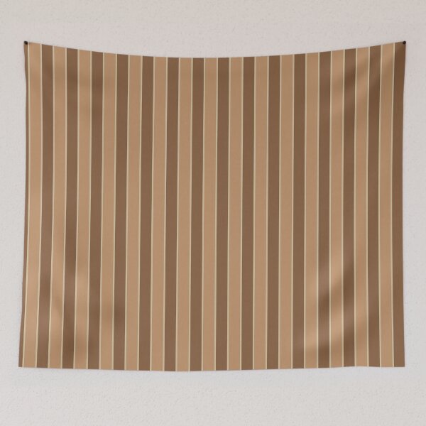 Item preview, Brown and light brown  vertical striped seamless pattern background. designed and sold by TaniaArtDesign.
