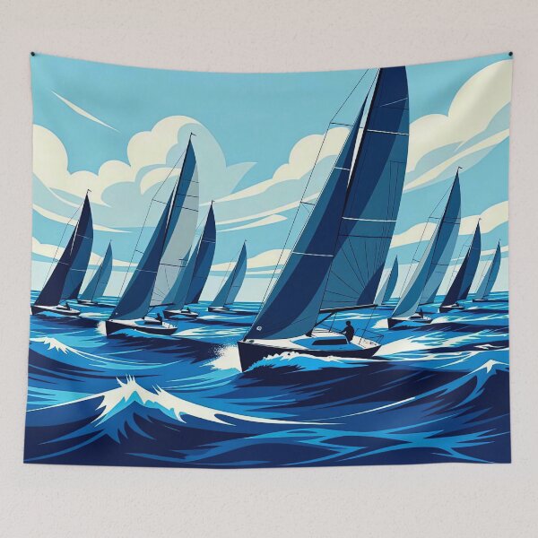 Item preview, High Seas Regatta designed and sold by Leslie Montgomery Art.