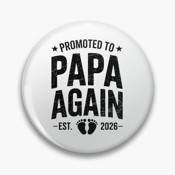Item preview, Promoted to Papa Again 2026 designed and sold by jkrphoto.