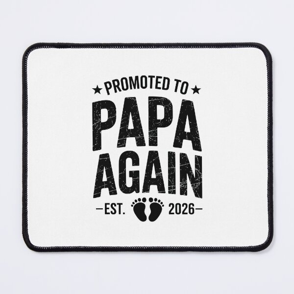 Item preview, Promoted to Papa Again 2026 designed and sold by jkrphoto.