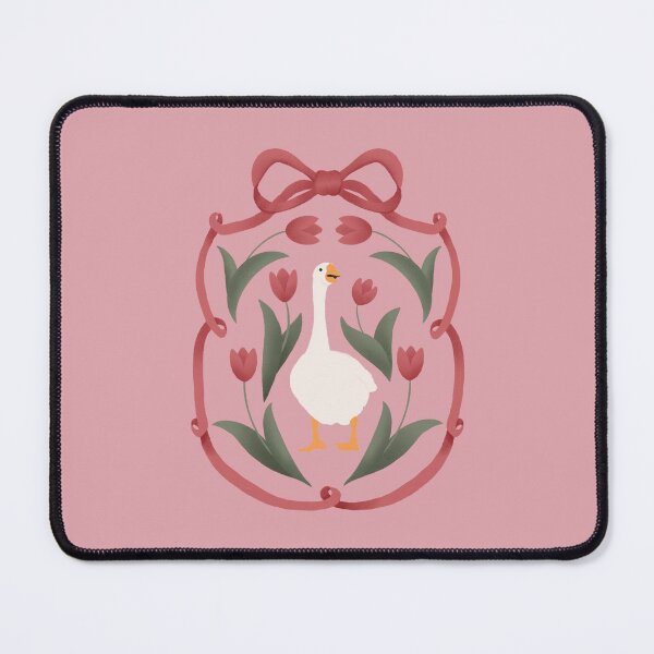 Item preview, Vintage Style Coquette Goose and Tulips Illustration designed and sold by By_Lisart.