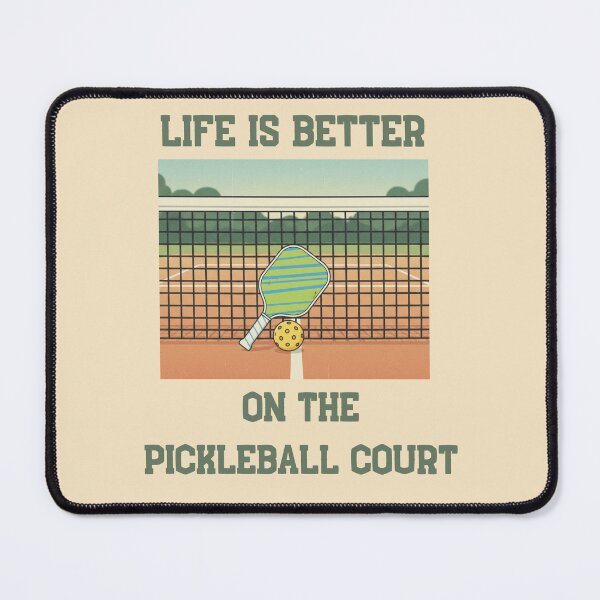 Item preview, Life Is Better On The Pickleball Court Funny Tee For Pickleball Players designed and sold by WearFine.