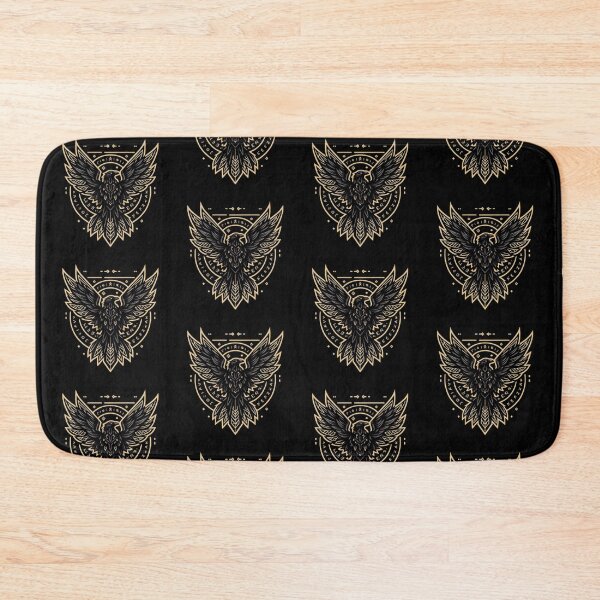 Item preview, Mystical Raven Eagle – Geometric Symbolic Design designed and sold by Dogandesighn.