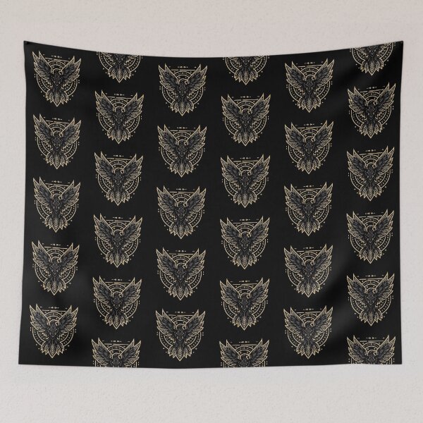 Item preview, Mystical Raven Eagle – Geometric Symbolic Design designed and sold by Dogandesighn.
