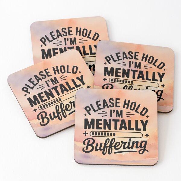 Item preview, please hold i'm mentally buffering designed and sold by ExcessiveSarcasmCo..