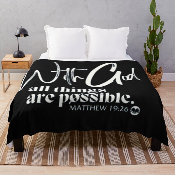 Item preview, Matthew 19:26 designed and sold by GraphicMondaze.