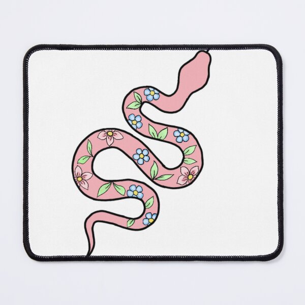 Item preview, Floral snake designed and sold by paperfoxstudios.