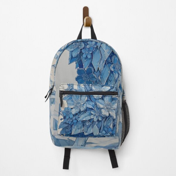 Item preview, Blue Floral Wolf Fantasy Art designed and sold by Visual Foundry.
