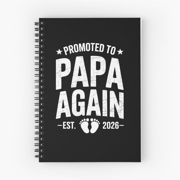 Item preview, Promoted to Papa Again 2026 designed and sold by jkrphoto.