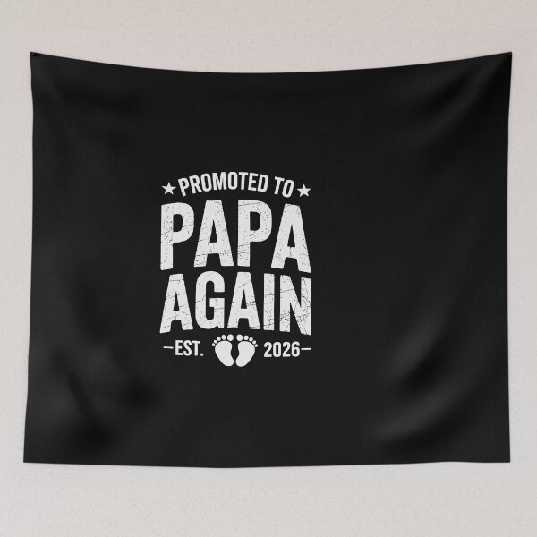 Item preview, Promoted to Papa Again 2026 designed and sold by jkrphoto.