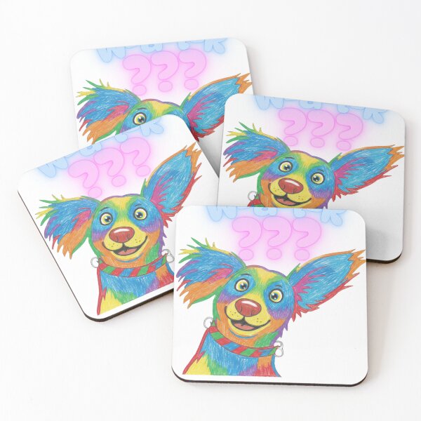 Item preview, W-A-L-K??? Funny Rainbow Dog T-Shirt | Colorful Dog Lover Gift designed and sold by Inka Moon Design.