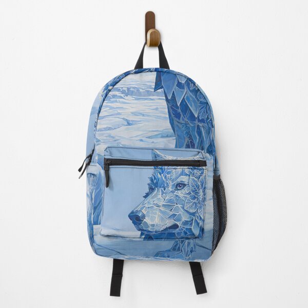 Item preview, Frozen Winter Wolf With Floral Ice Art designed and sold by Visual Foundry.
