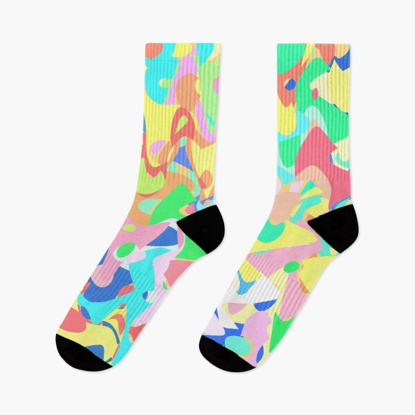 Item preview, Chaotic Vision - Vibrant Abstract Mess & Geometric Color Explosion designed and sold by KINKDesign.