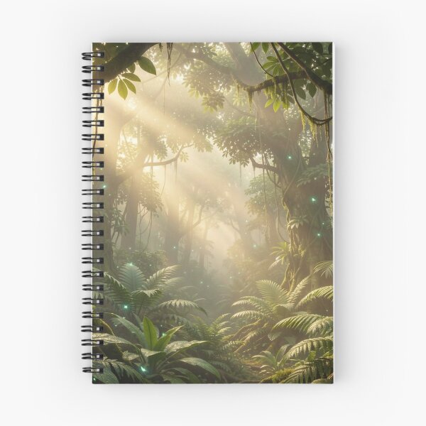 Item preview, Golden Rainforest Glow – A mystical tropical landscape full of light, depth and atmospheric tranquility designed and sold by FotoworldEdel.