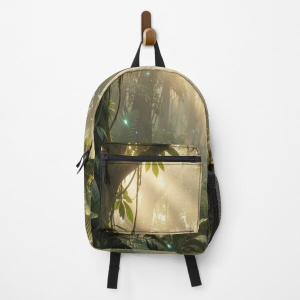 Item preview, Golden Rainforest Glow – A mystical tropical landscape full of light, depth and atmospheric tranquility designed and sold by FotoworldEdel.