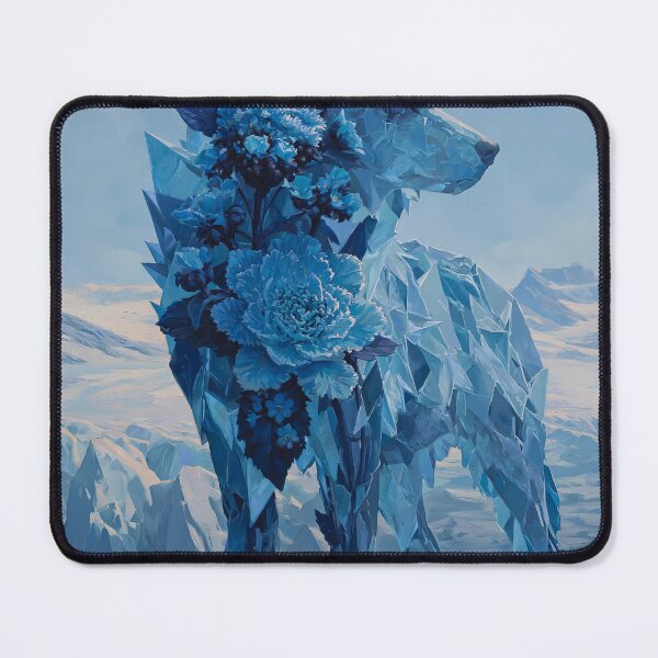 Item preview, Crystalline Ice Wolf Fantasy Art designed and sold by Visual Foundry.