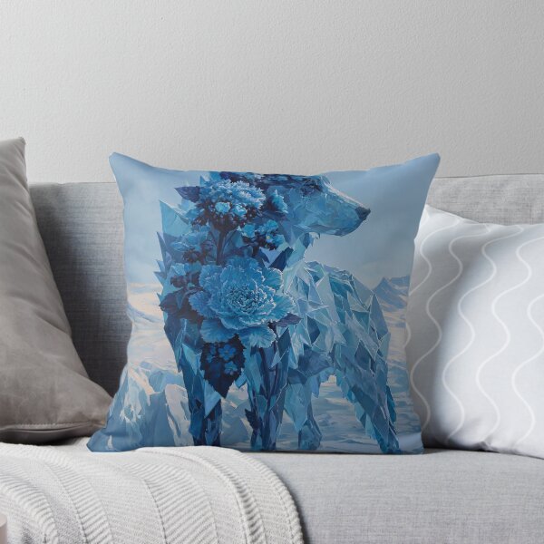 Item preview, Crystalline Ice Wolf Fantasy Art designed and sold by Visual Foundry.