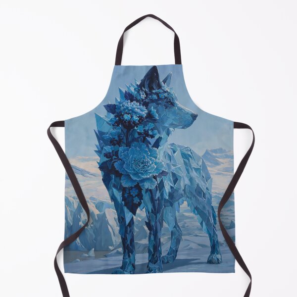 Item preview, Crystalline Ice Wolf Fantasy Art designed and sold by Visual Foundry.