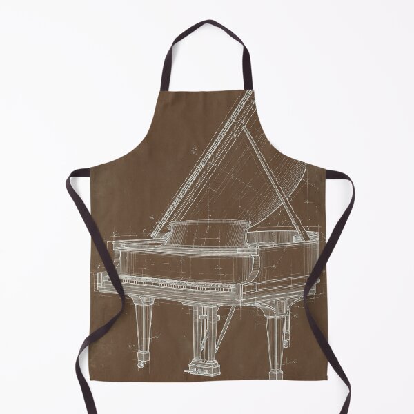 Item preview, Grand Piano Blueprint Technical Drawing designed and sold by Visual Foundry.