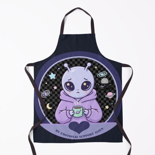 Item preview, My Emotional Support Alien designed and sold by QuietNovaShop.