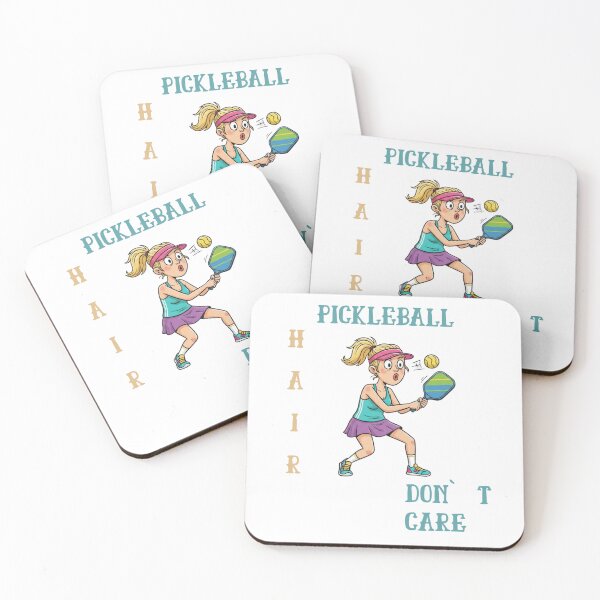 Item preview, Pickleball Hair Don’t Care Funny Tee For Pickleball Players designed and sold by WearFine.