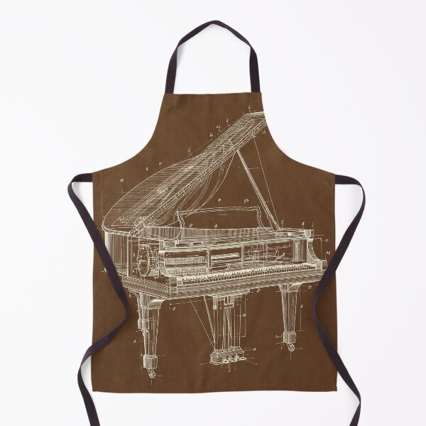 Item preview, Grand Piano Technical Blueprint Diagram designed and sold by Visual Foundry.