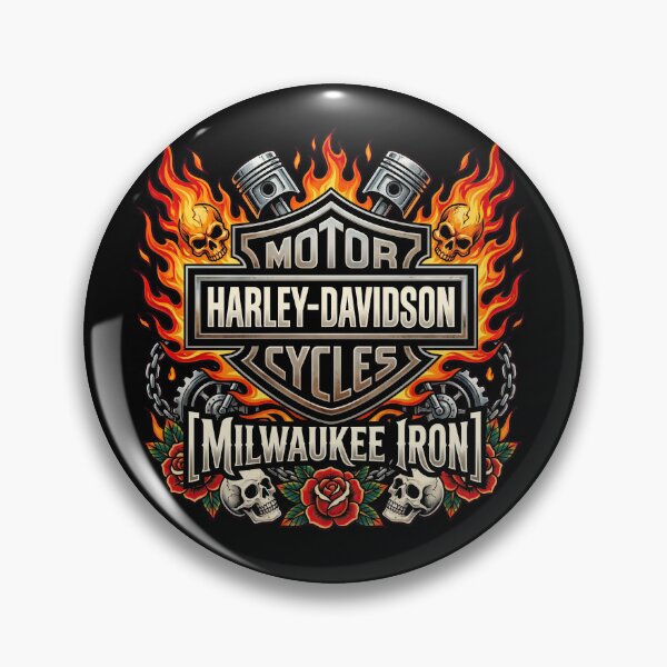 Item preview, Milwaukee Iron Harley Davidson Retro Road Spirit Design designed and sold by enzoade.