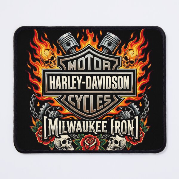 Item preview, Milwaukee Iron Harley Davidson Retro Road Spirit Design designed and sold by enzoade.