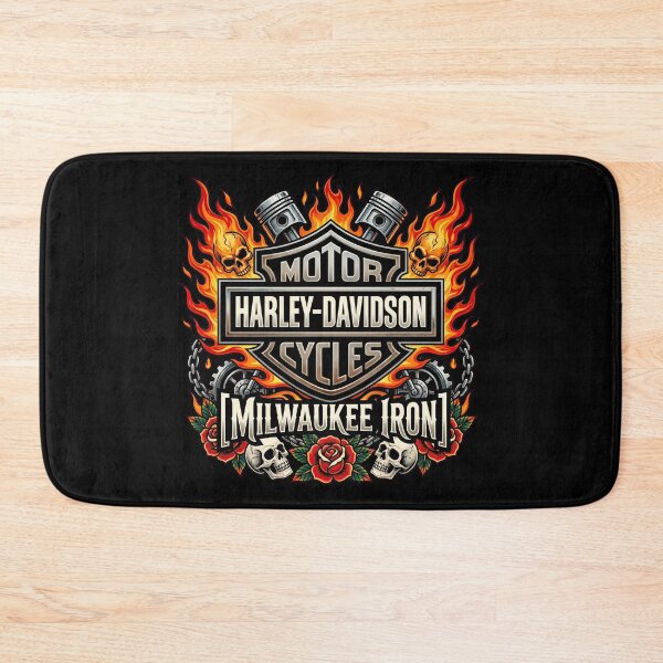 Item preview, Milwaukee Iron Harley Davidson Retro Road Spirit Design designed and sold by enzoade.